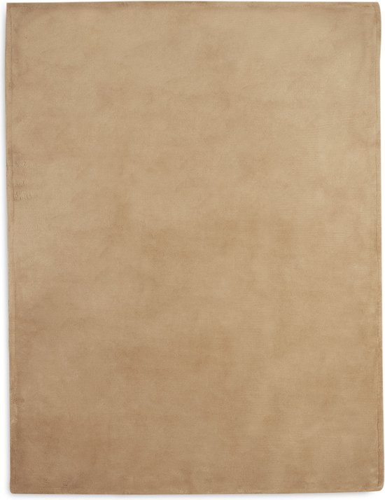 Ledikantdeken 100x150cm Basic Knit - Biscuit/Fleece - afbeelding 5