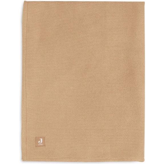 Jollein Baby Deken Ledikant 100x150cm Basic Knit - Biscu
