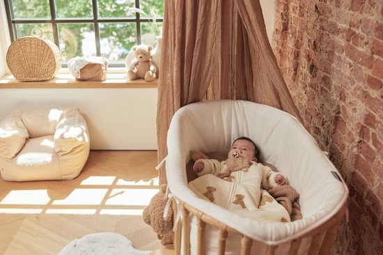 Baby Sluier Vintage 155cm - Biscuit - afbeelding 3