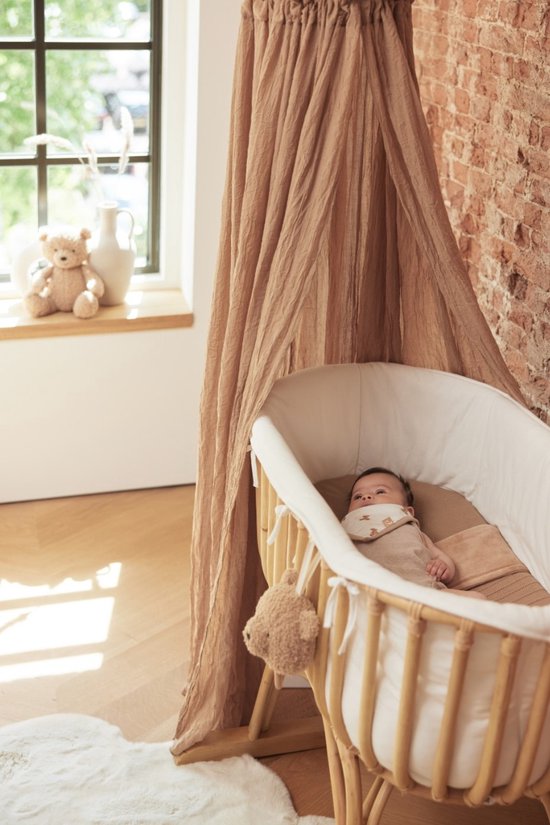 Baby Sluier Vintage 155cm - Biscuit - afbeelding 2