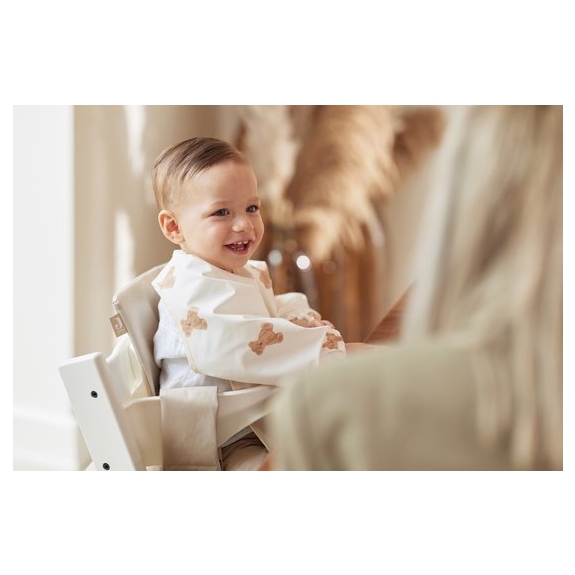 Jollein Slab Waterproof met mouw - Teddy Bear