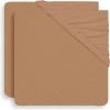 Jollein Wieg hoeslaken Jersey 40/50x80/90cm -Biscuit - 2