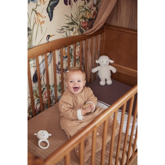 Jollein Baby Hoeslaken Jersey 60x120cm - Caramel/Biscuit