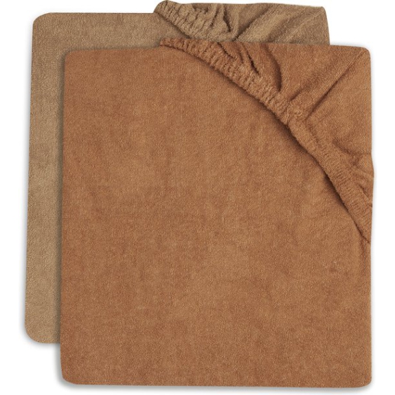 Jollein Aankleedkussenhoes Badstof 50x70cm - Caramel/Bis