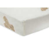 Jollein Wieg Hoeslaken Jersey 40/50x80/90cm - Teddy Bear
