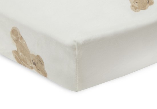 Wieg Hoeslaken Jersey 40/50x80/90cm - Teddy Bear
