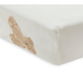 Jollein Baby Hoeslaken Jersey 40/50x80/90cm - Teddy Bear