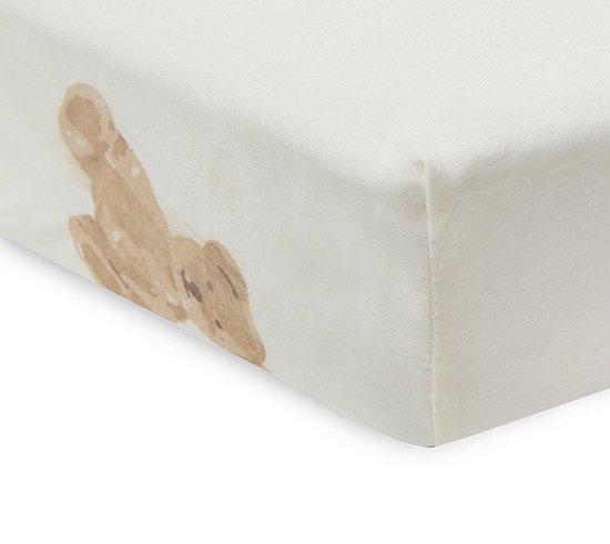 Wieg Hoeslaken Jersey 40/50x80/90cm - Teddy Bear - afbeelding 4