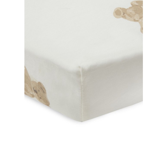 Jollein Baby Hoeslaken Jersey 40/50x80/90cm - Teddy Bear