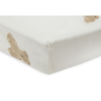 Jollein Baby Hoeslaken Jersey 60x120cm - Teddy Bear