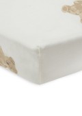 Jollein Baby Hoeslaken Jersey 60x120cm - Teddy Bear