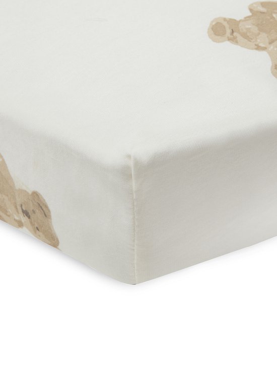 Ledikant Hoeslaken Jersey 60x120cm - Teddy Bear - afbeelding 3