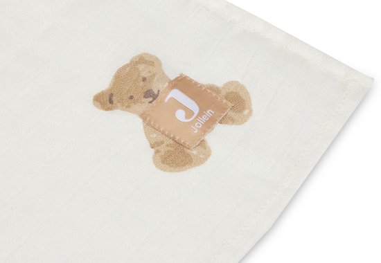 Hydrofiele Doek Large 115x115cm Teddy Bear- 2 Stuks - afbeelding 3