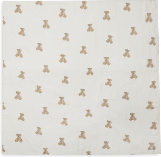 Hydrofiele Doek Large 115x115cm Teddy Bear- 2 Stuks - afbeelding 6