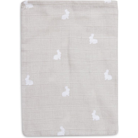 Jollein Baby Washandje Hydrofiel Dotted & Rabbit - Nouga