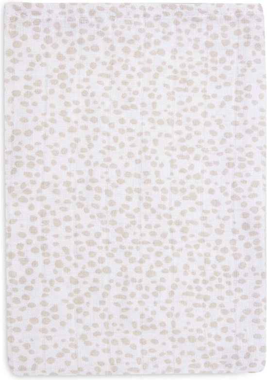 Washandje Hydrofiel Dotted & Rabbit - Nougat 2pack - afbeelding 3