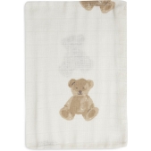 Jollein Baby Washandje Hydrofiel Teddy Bear - 3 Stuks