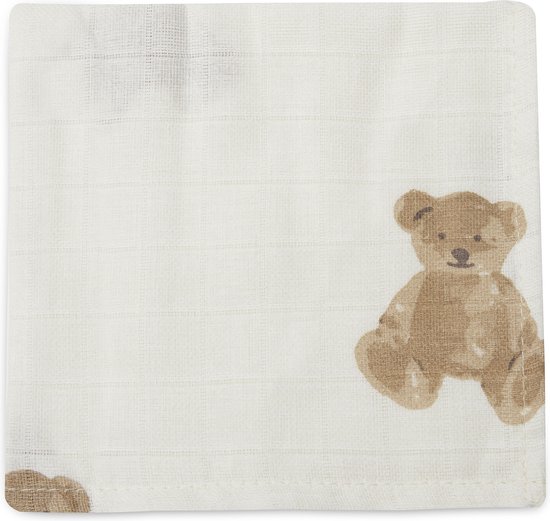 Monddoekje Hydrofiel Teddy Bear - 3 Stuks - afbeelding 4