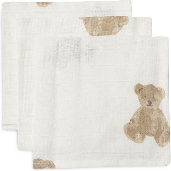 Monddoekje Hydrofiel Teddy Bear - 3 Stuks