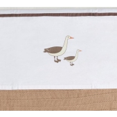 Jollein Baby Laken Ledikant 120x150cm - Goose
