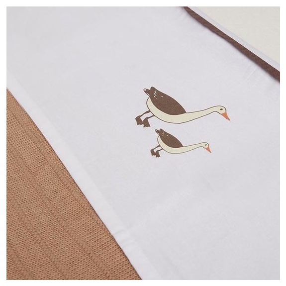 Jollein Baby Laken Ledikant 120x150cm - Goose