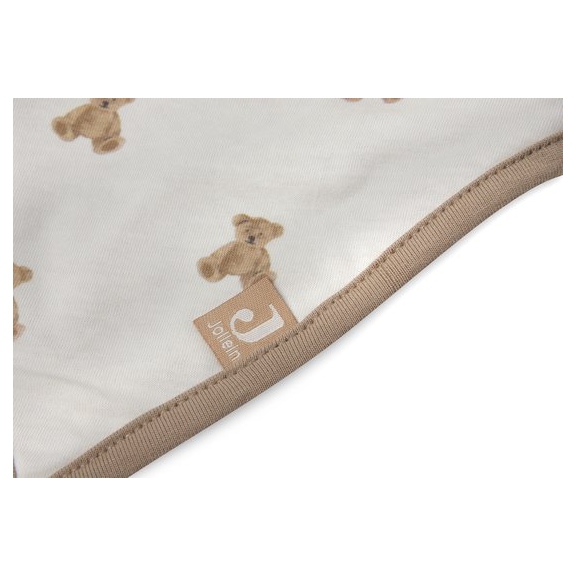 Jollein Slab Bandana Teddy Bear - 2 Stuks - GOTS