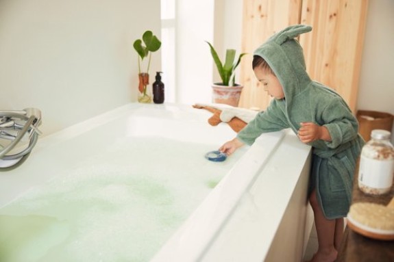 Jollein Badjas 3-4 jaar - Ash Green