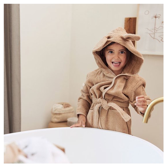 Jollein Badjas 3-4 jaar - Biscuit