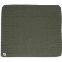 Jollein Aankleedkussenhoes 75x85cm Pure Knit - Leaf Gree