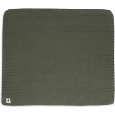 Jollein Aankleedkussenhoes 75x85cm Pure Knit - Leaf Gree