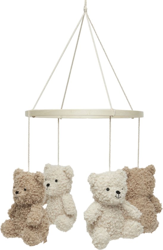 Baby Mobiel Teddy Bear - Naturel/Biscuit