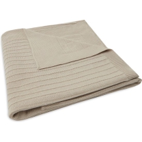 Jollein Ledikantdeken Pure Knit - Nougat - GOTS