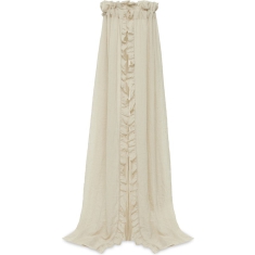 Jollein Baby Sluier Vintage Ruffle 155cm - Nougat