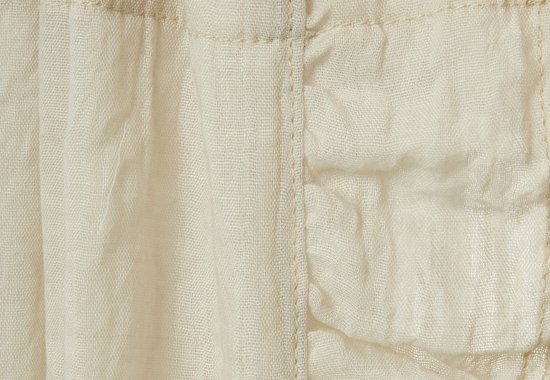 Baby Sluier Vintage Ruffle 155cm - Nougat - afbeelding 5