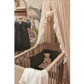 Jollein Baby Sluier Vintage Ruffle 155cm - Nougat