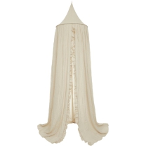 Jollein Baby Klamboe Vintage Ruffle 245cm - Nougat