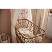 Jollein Baby Laken Wieg 75x100cm - Rosehip