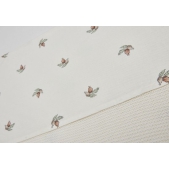 Jollein Baby Laken Wieg 75x100cm - Rosehip