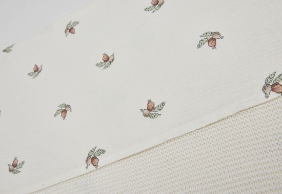 Wieglaken 75x100cm - Rosehip - afbeelding 3
