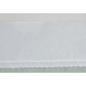 Jollein Baby Laken Wieg 75x100cm Lace - Ivory