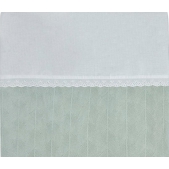 Jollein Baby Laken Wieg 75x100cm Lace - Ivory