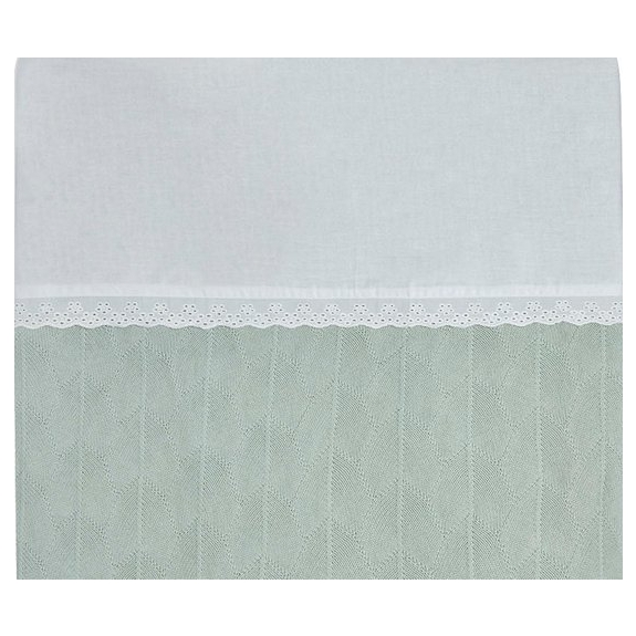 Jollein Baby Laken Wieg 75x100cm Lace - Ivory