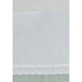 Jollein Baby Laken Wieg 75x100cm Lace - Ivory