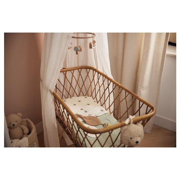 Jollein Baby Laken Ledikant 120x150cm - Rosehip