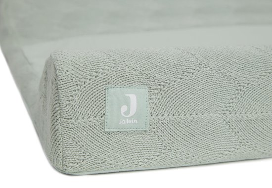 Aankleedkussenhoes 50x70cm Shell Knit - Sea Foam - afbeelding 5