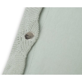 Jollein Aankleedkussenhoes 50x70cm Shell Knit - Sea Foam