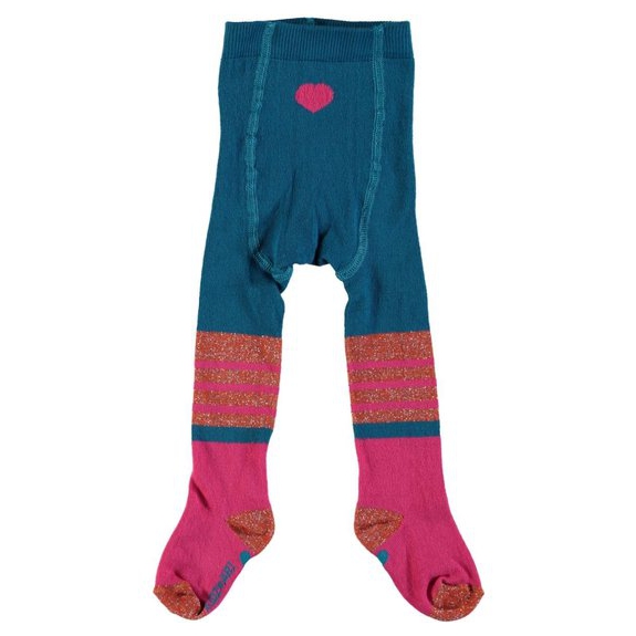 Kidz-Art Meisjes Maillot - petrol - Maat 80/86