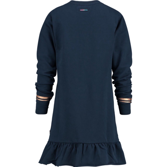 Vingino Jurk Palexy - Dark Blue - Maat 140