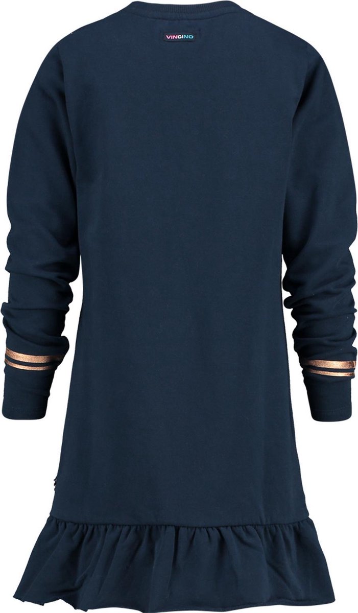 Jurk Palexy - Dark Blue - Maat 140 - afbeelding 2