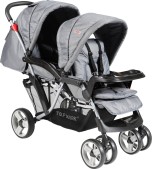 Topmark - Duo Tandem Kinderwagen - Grijs